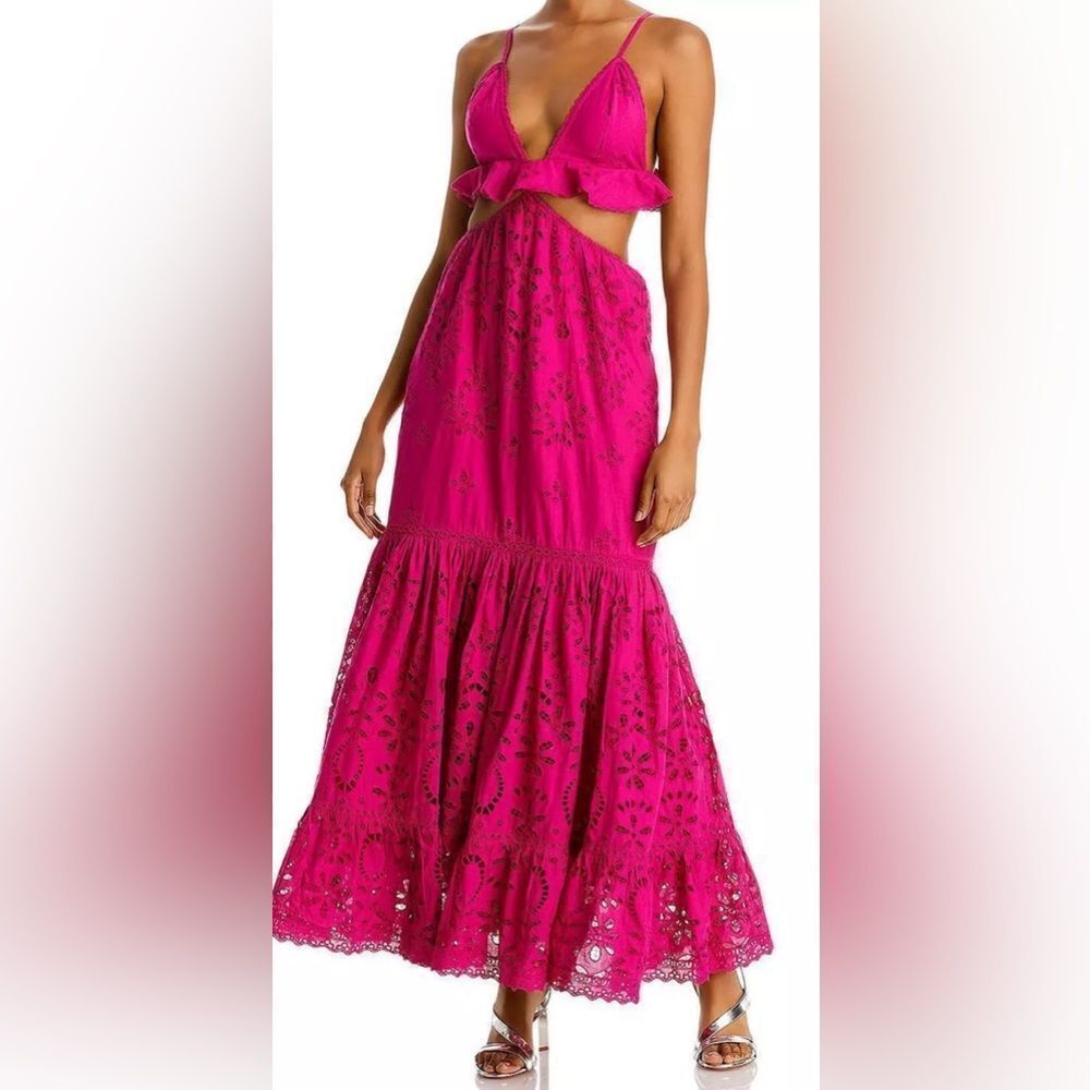 Women's Rococo Sand Sasha Long Dress In Raspberry - Picture 4 of 5